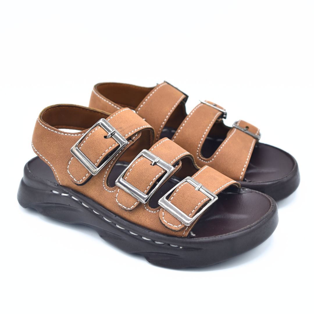 Triple Buckle Sandals
