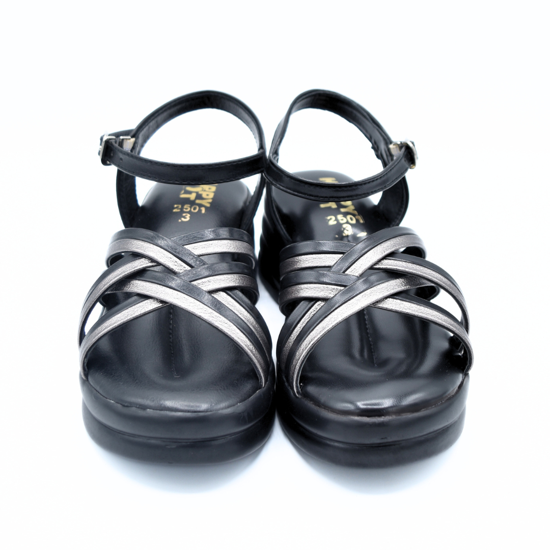 Silken Cross Sandals