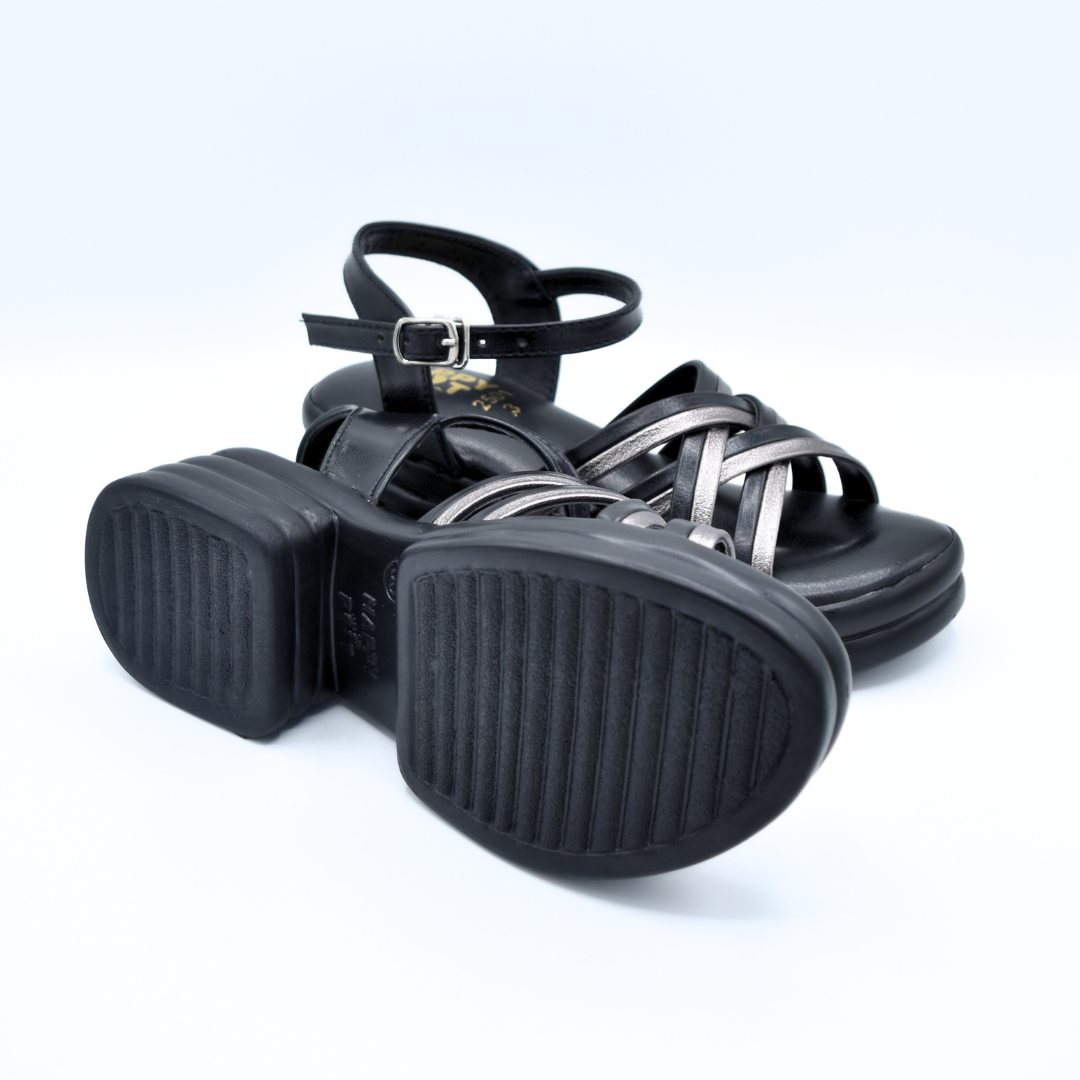 Silken Cross Sandals