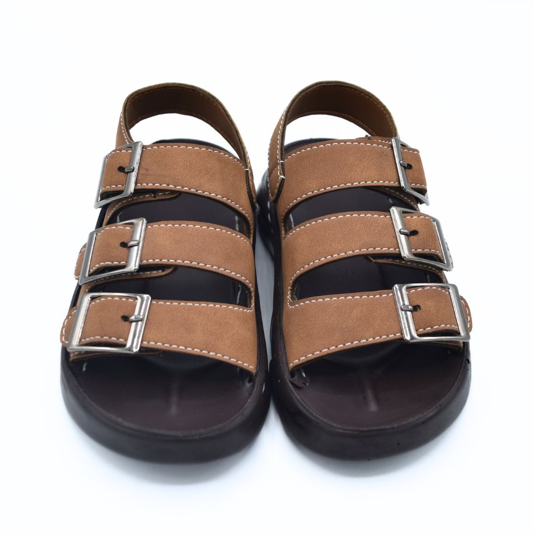 Triple Buckle Sandals