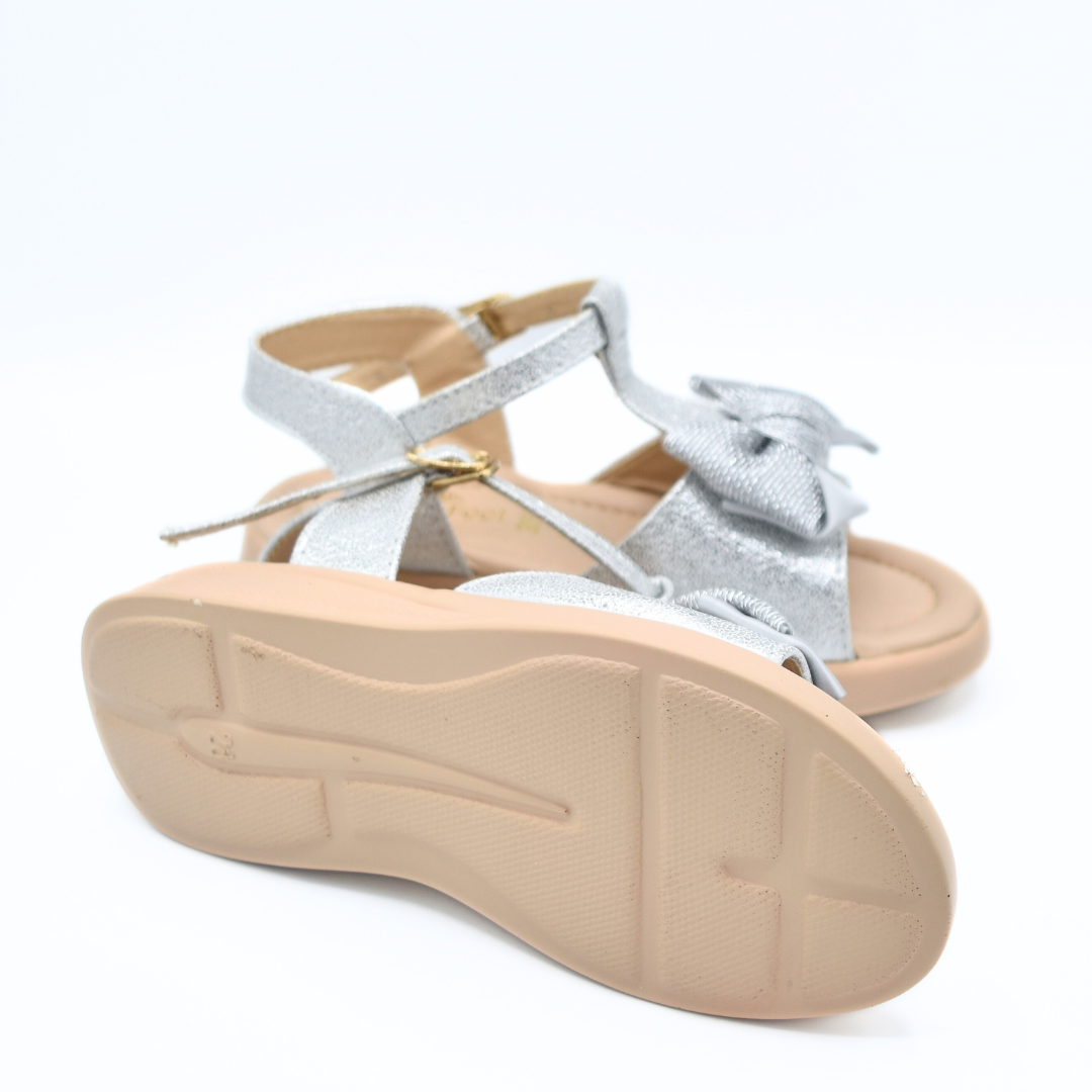 Gleaming Bow Sandals