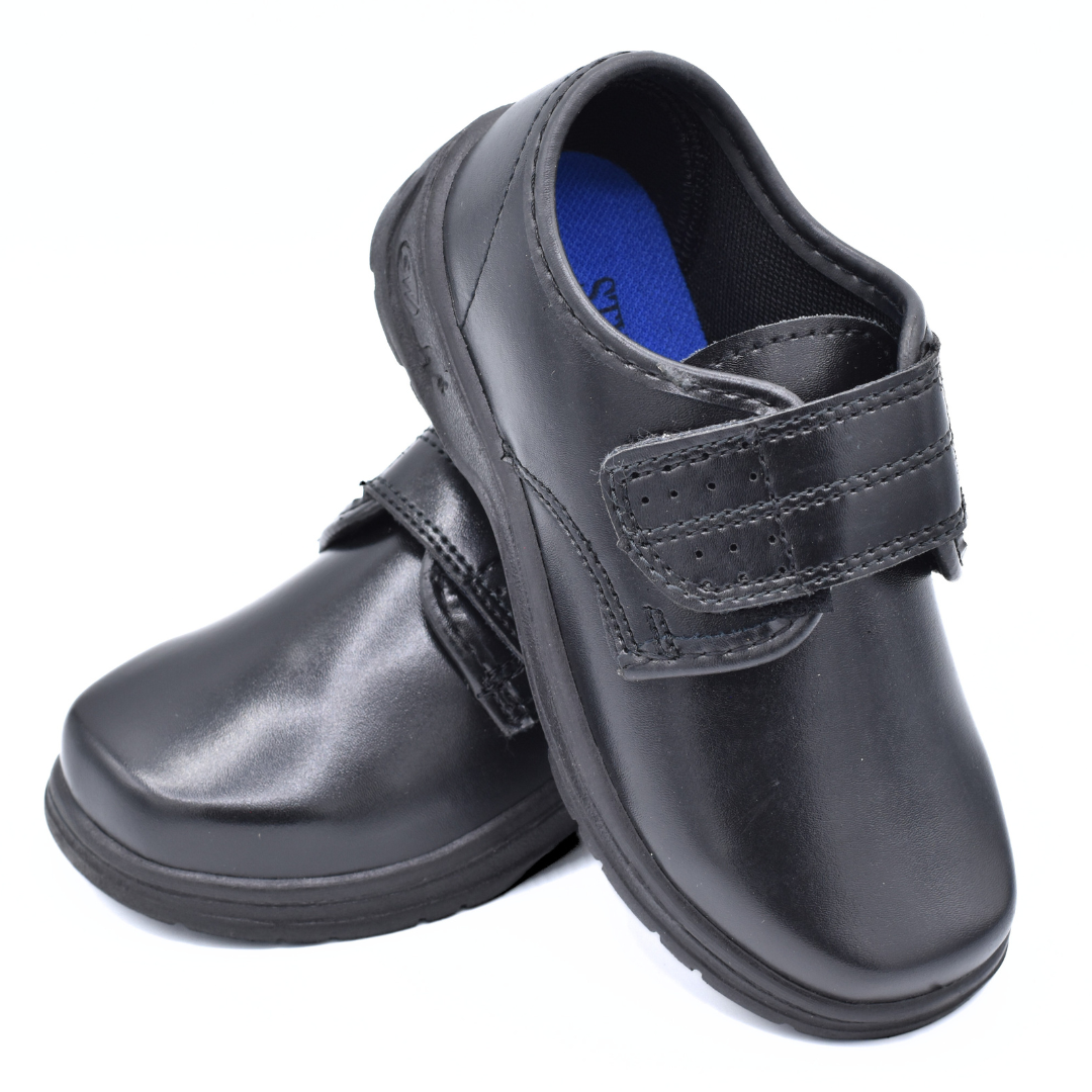 Boys Quick Strap School Shoes