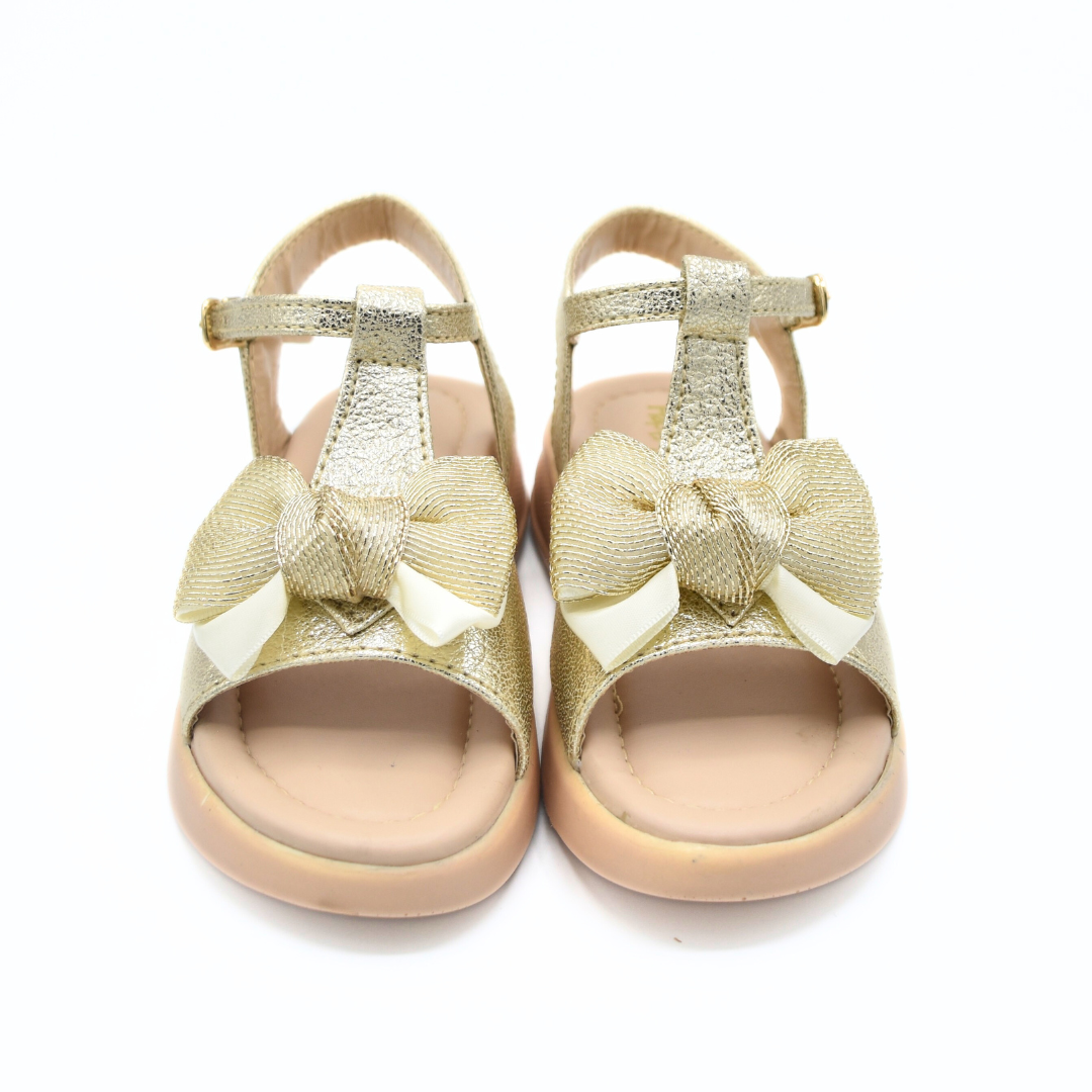 Gleaming Bow Sandals
