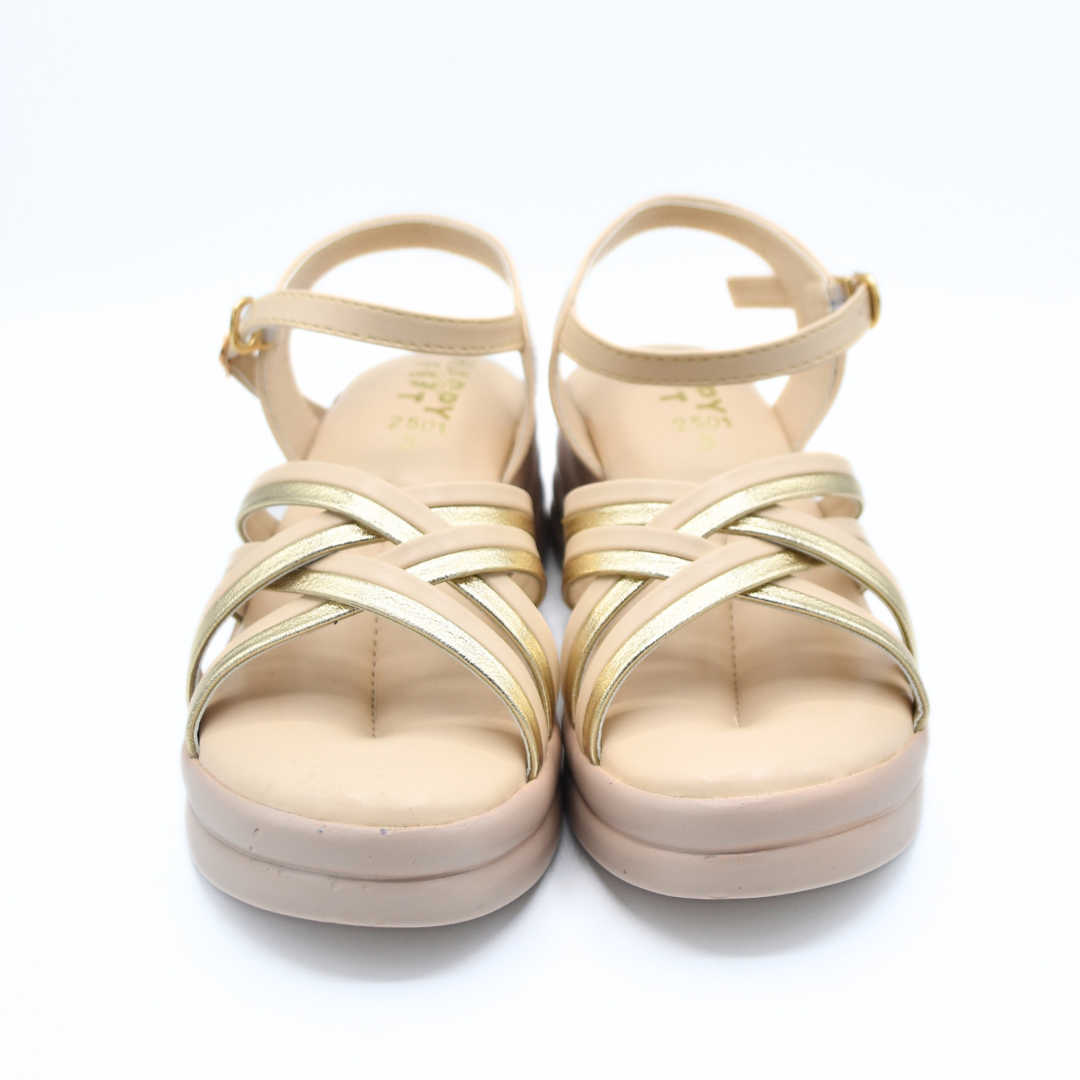 Silken Cross Sandals