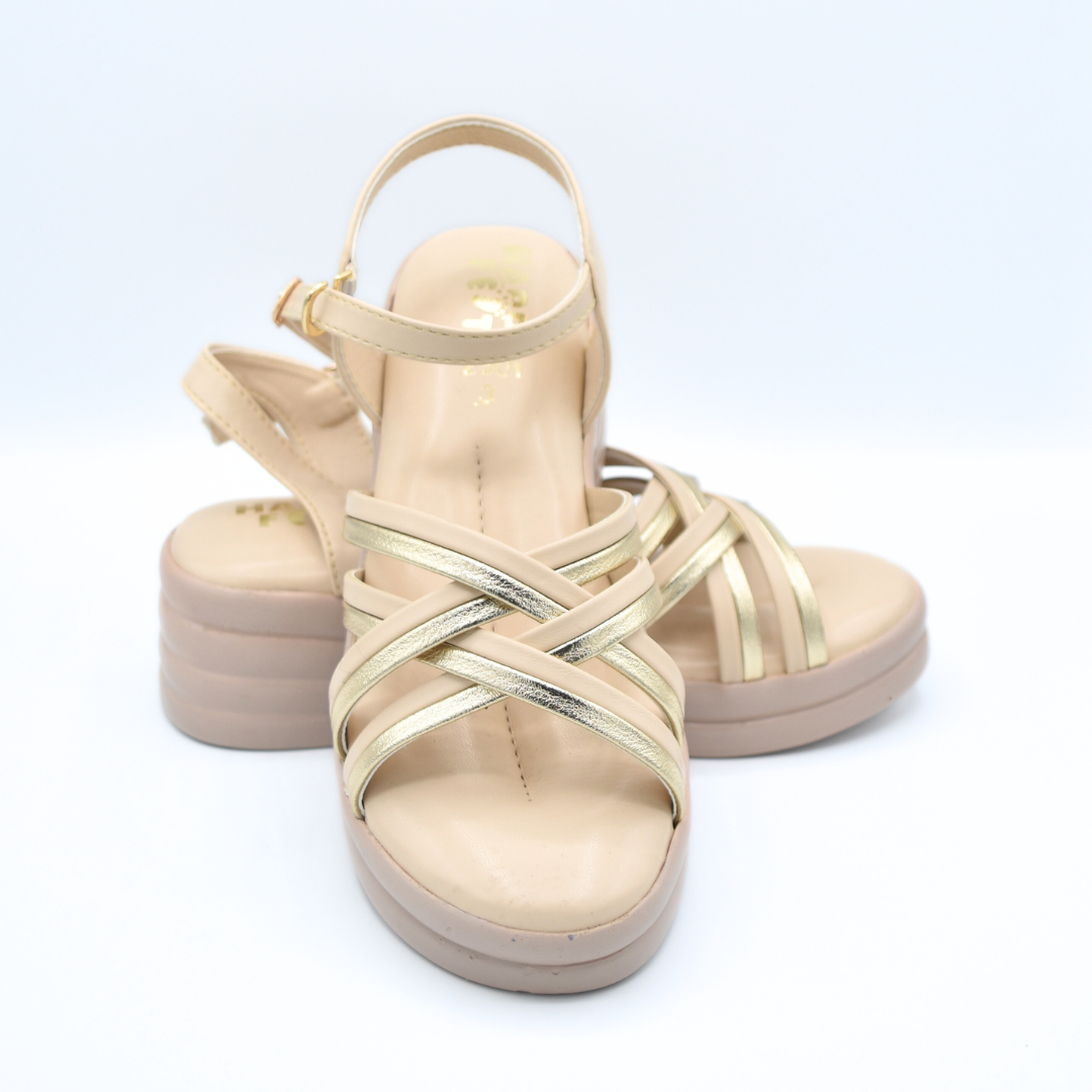 Silken Cross Sandals