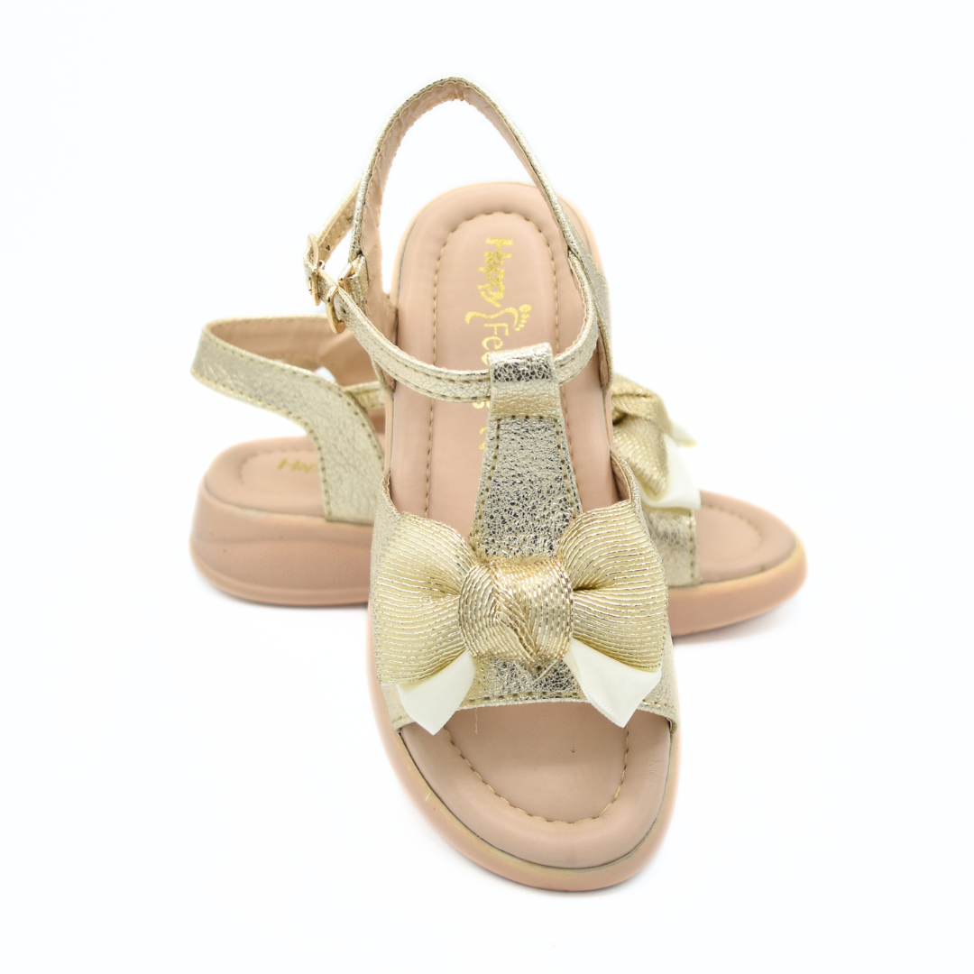 Gleaming Bow Sandals