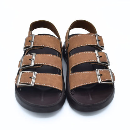 Triple Buckle Sandals