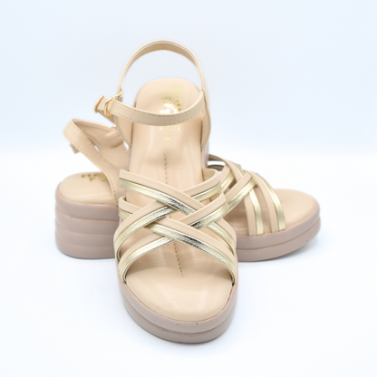 Silken Cross Sandals
